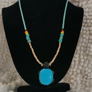 💥Final price💥Turtle beaded necklace